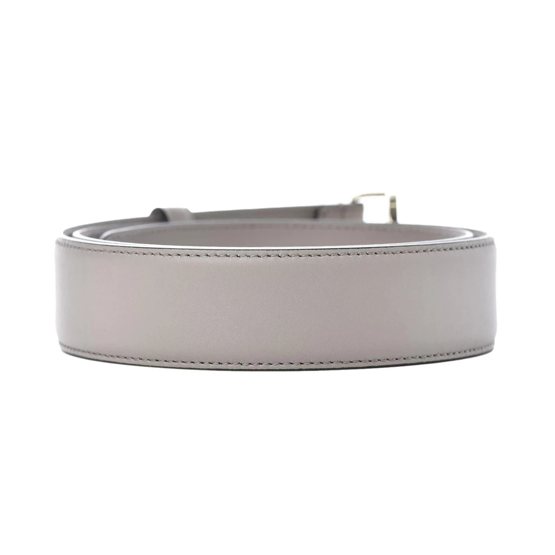 Flash Sale ๐ฏ Gucci Storm Grey Leather Interlocking GG Buckle 80/32 Belt 546386 ๐ - Image 3