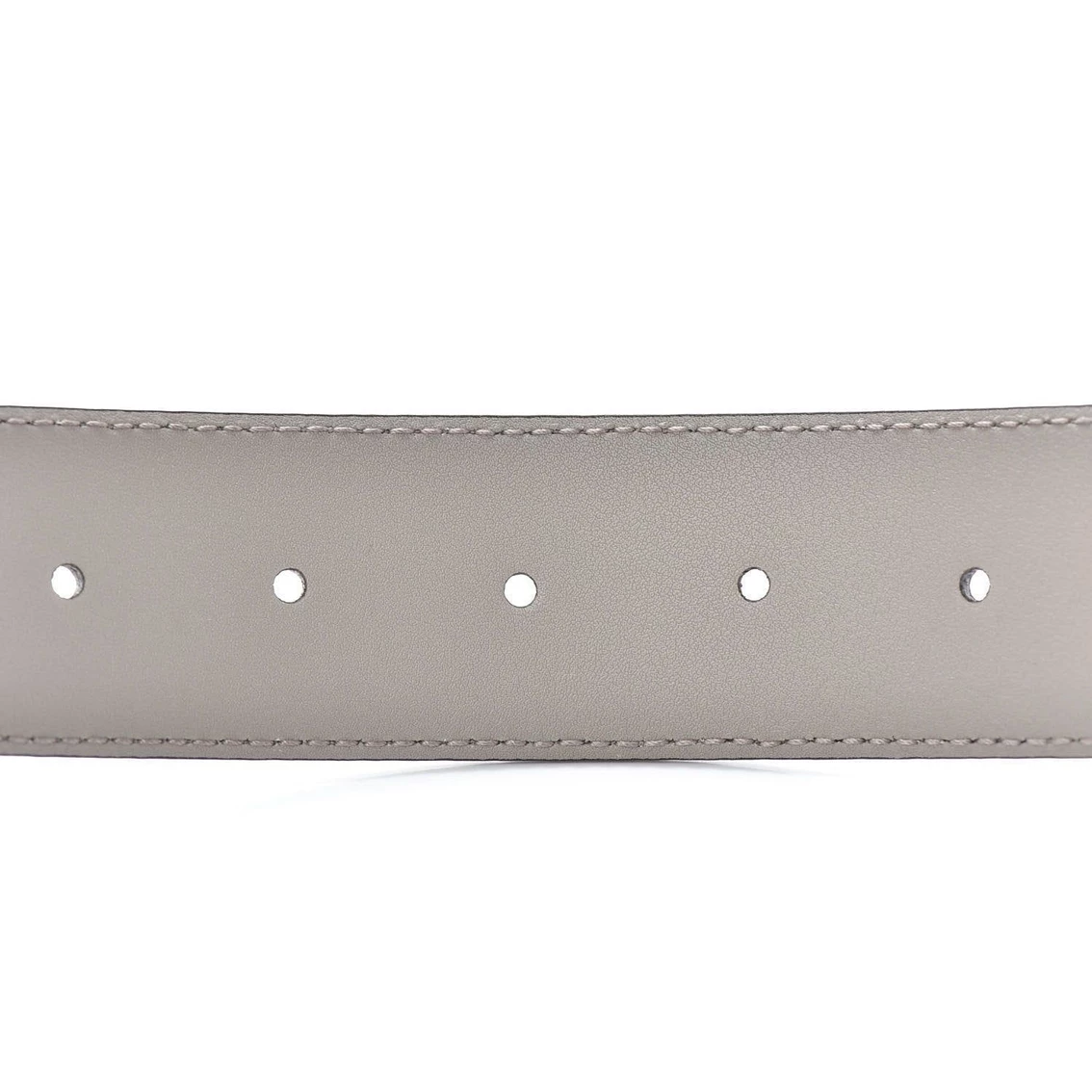 Flash Sale ๐ฏ Gucci Storm Grey Leather Interlocking GG Buckle 80/32 Belt 546386 ๐ - Image 4