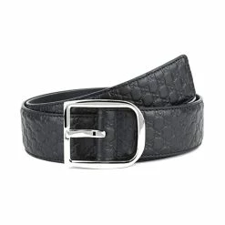 Wholesale 🎁 Gucci Men's Microguccissima Black Leather Belt 449716 Size:95/38 ⌛