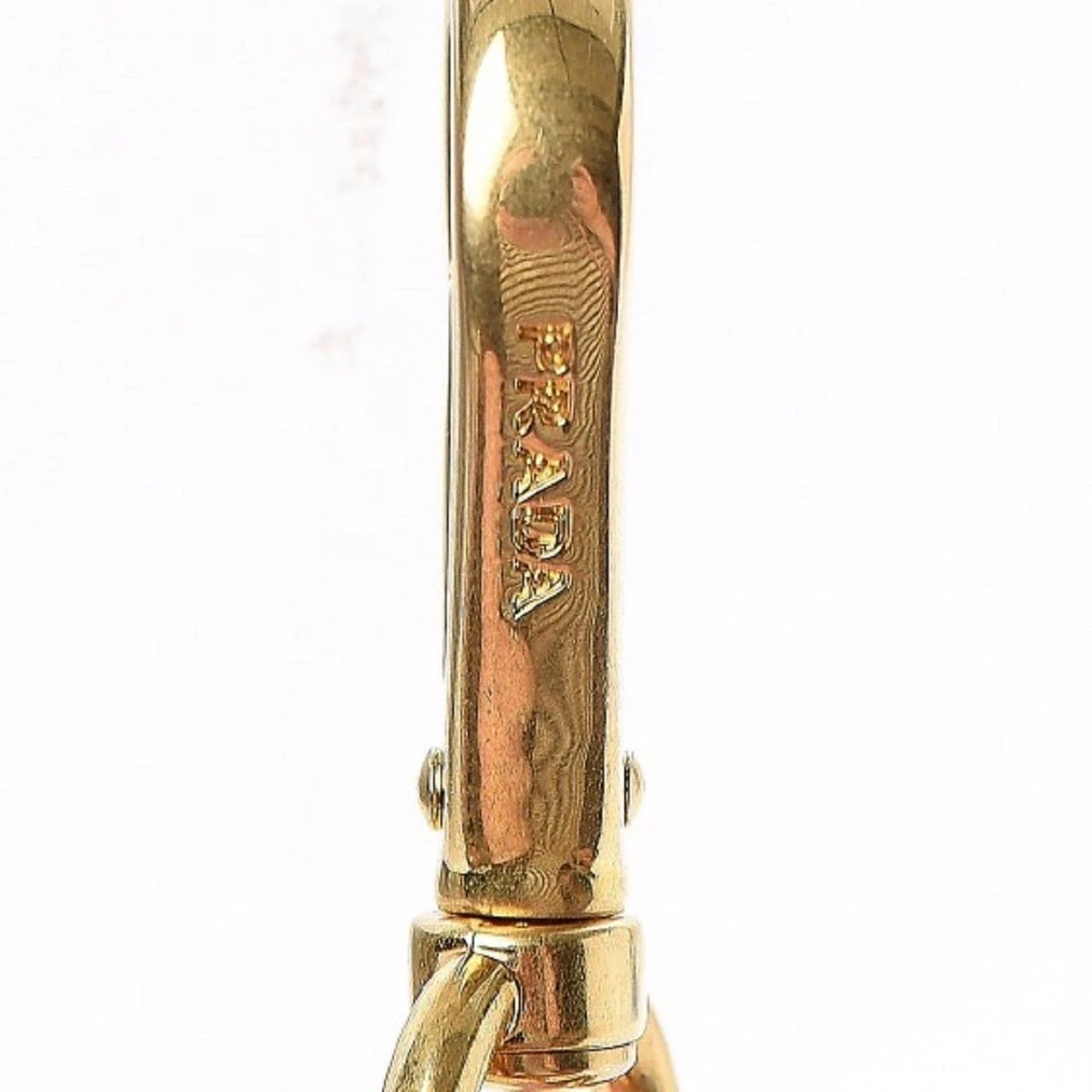 Best deal ๐ฏ Prada Trick Pelle Lacca Wendy Red Pink Leather Keychain 1TL170 ๐ฅฐ - Image 4