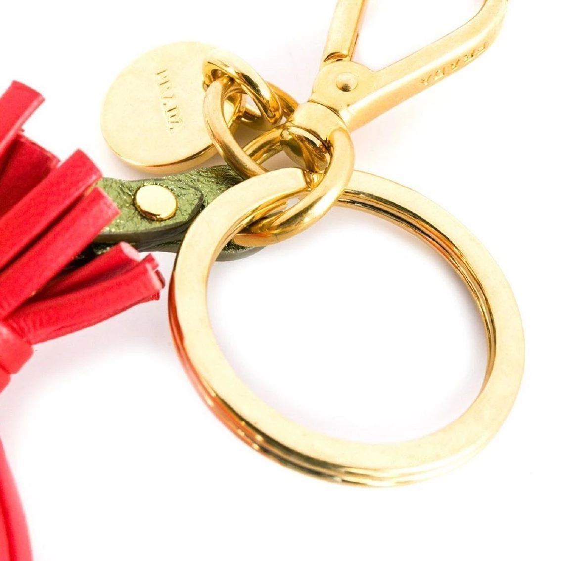 Best reviews of β Prada Trick Pelle Alice Doll Red Green Leather Key Chain 1TL172 π - Image 2