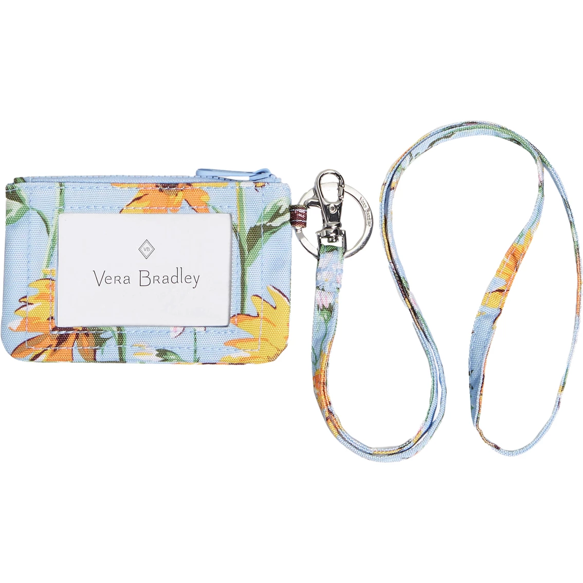 Best Pirce ⭐ Vera Bradley ReActive Sky Zip ID Lanyard 🥰
