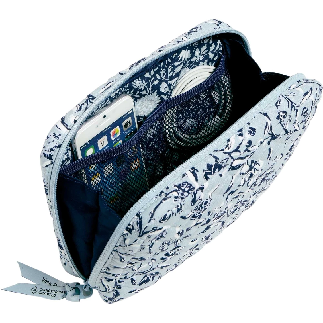 Brand new 🎉 Vera Bradley Perennials Gray Cord Organizer 🛒 - Image 2