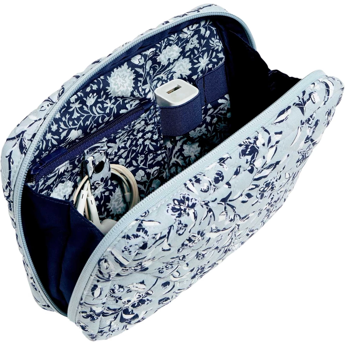 Brand new 🎉 Vera Bradley Perennials Gray Cord Organizer 🛒 - Image 3