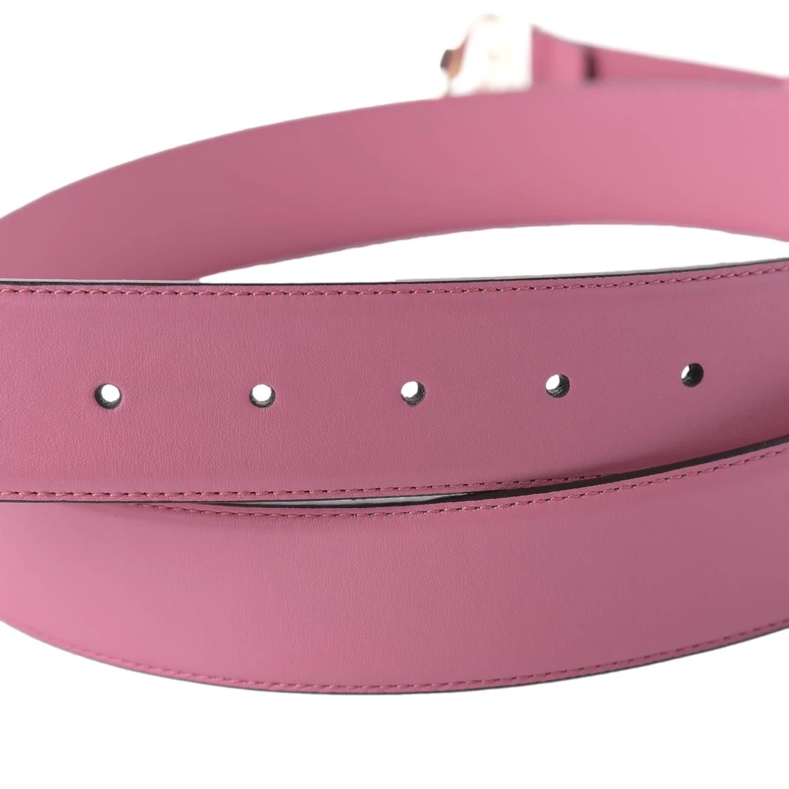 Brand new βοΈ Gucci Glossy Pink Leather Interlocking GG Buckle 90/36 Belt 546386 π - Image 3