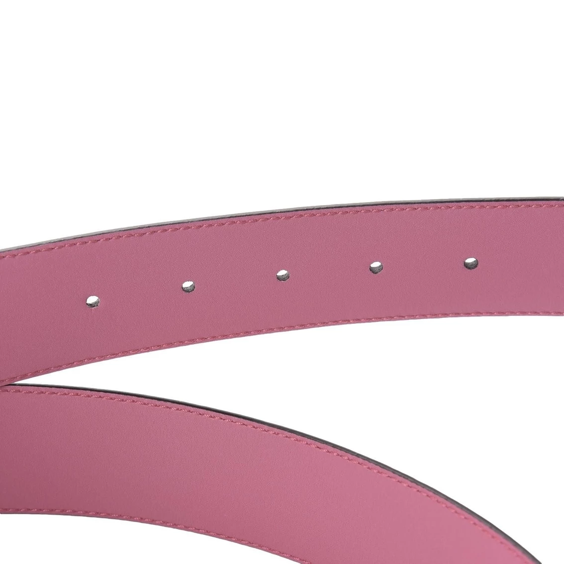 Buy 🥰 Gucci Glossy Pink Leather Interlocking GG Buckle 95/38 Belt 546386 💯 - Image 4