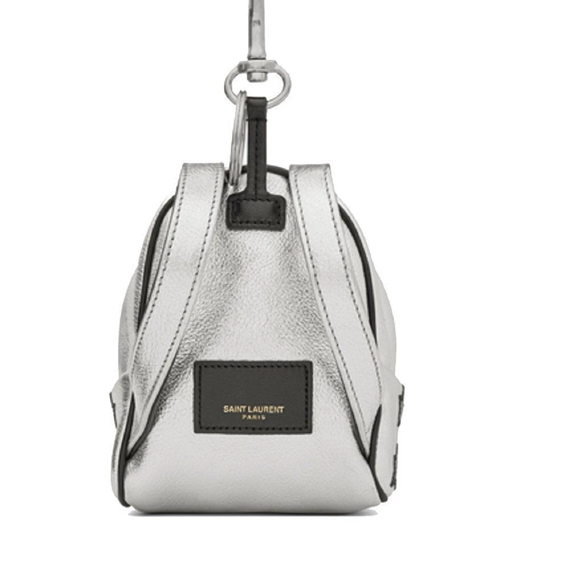 Best reviews of π€© Saint Laurent Silver/Black Unisex Zip π Backpack Key Chain Black Stars 441914 𧨠- Image 5