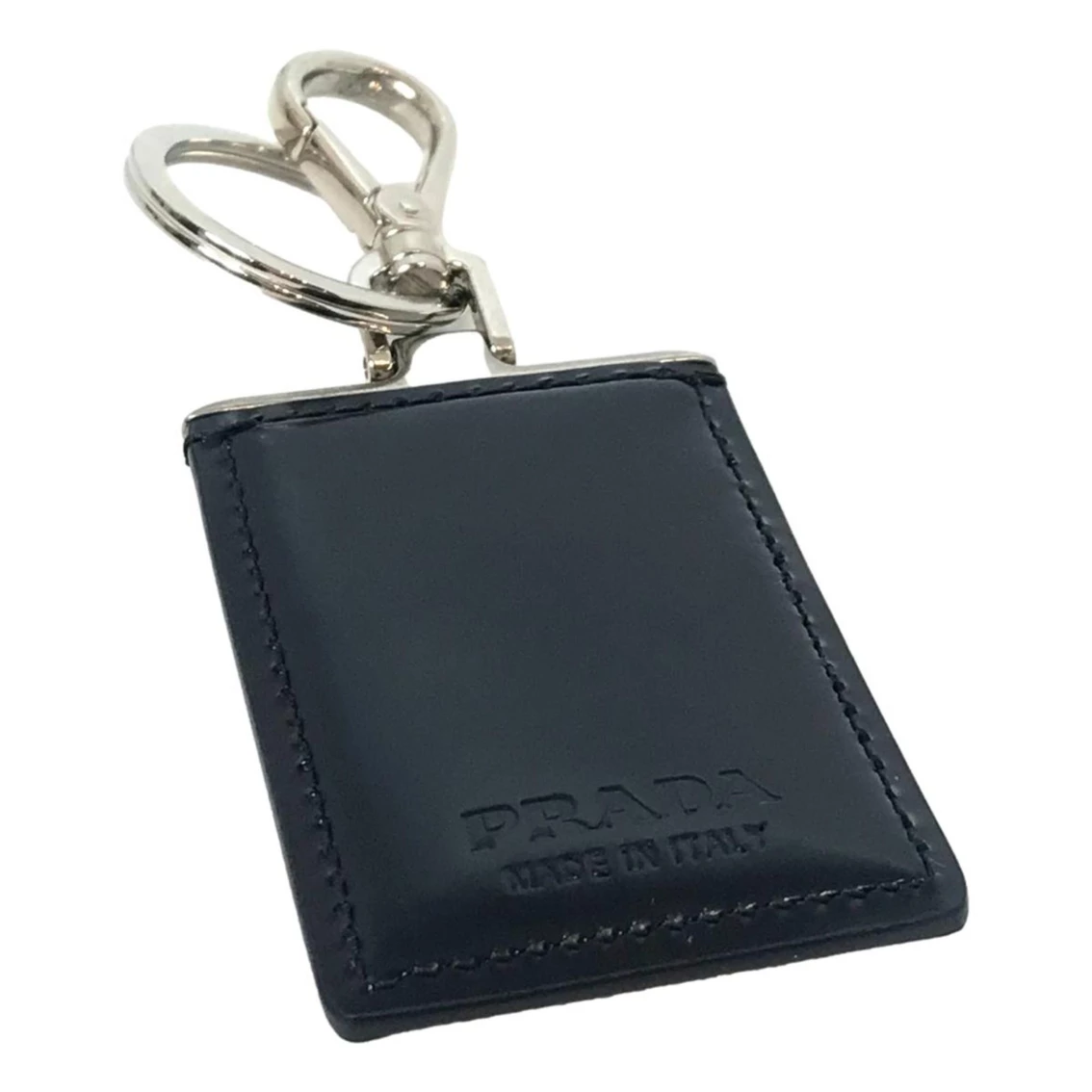 Brand new π Prada Automobile Black Patent Leather Keychain π - Image 4