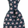 Deals 🤩 Vineyard Vines Flags And Stars Neck Tie 😉
