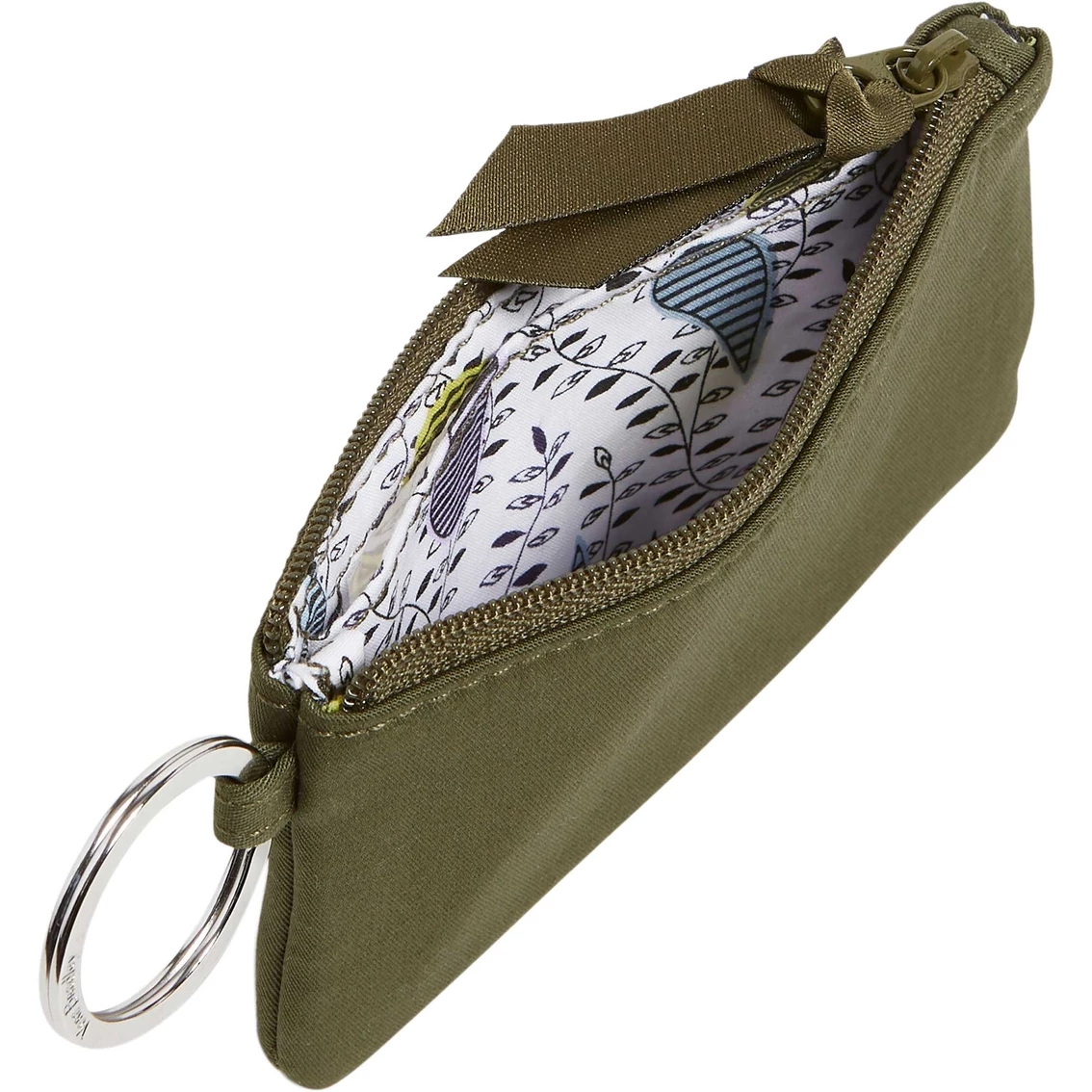 Wholesale 🥰 Vera Bradley Signature Cotton Zip ID Lanyard, Climbing Ivy Green 🎉 - Image 2