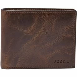 Best reviews of ⭐ Fossil Derrick RFID-Blocking Flip ID Bifold Wallet ✔️