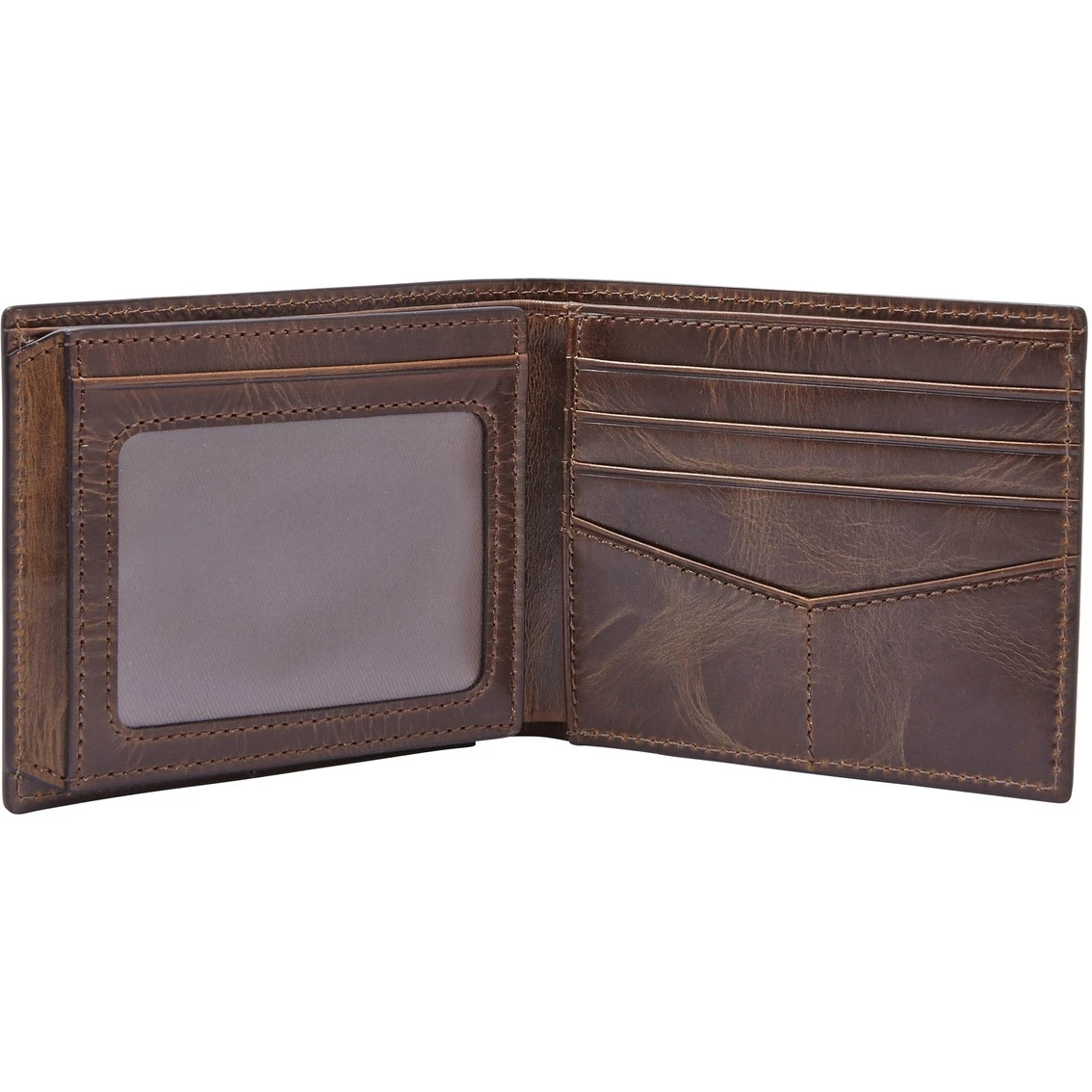 Best reviews of ⭐ Fossil Derrick RFID-Blocking Flip ID Bifold Wallet ✔️ - Image 2