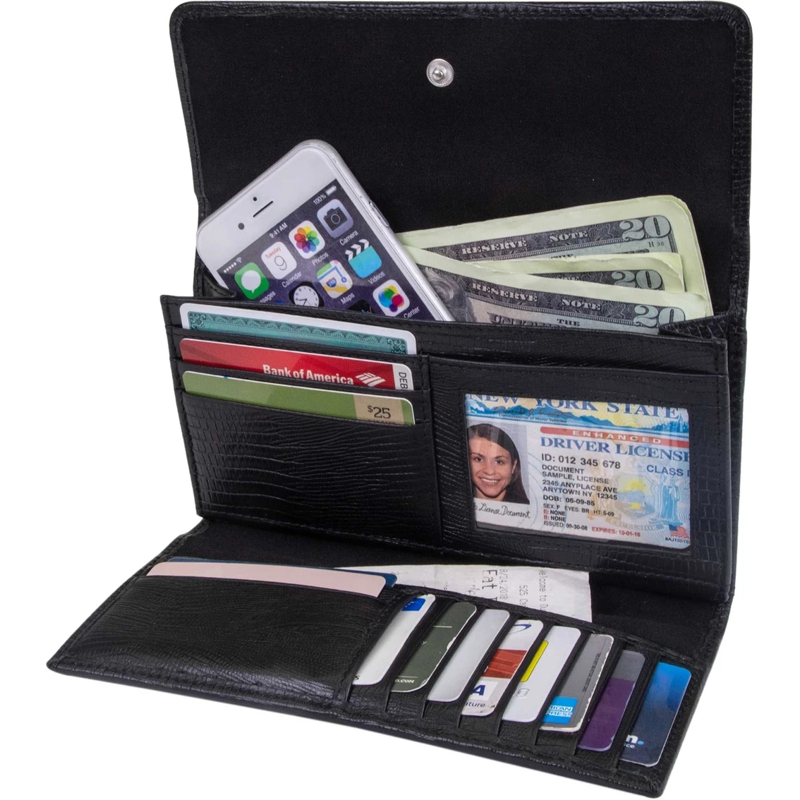 New ๐ Timberland Leather Exotic Leather Money Manager Wallet ๐ - Image 3