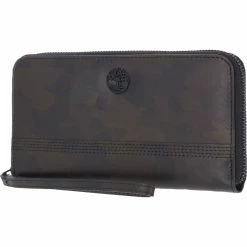 Brand new ❤️ Timberland Leather Camo Large Zip Around Wallet With Wristlet 👏