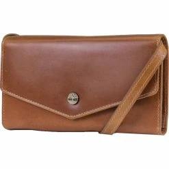 Deals 🥰 Timberland Leather Buff Apache Leather Envelope Clutch Wallet With Wristlet 💯