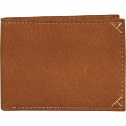 Hot Sale 🎁 Georgia Boot Back Pocket Bifold Wallet, Pebbled Tan ⌛