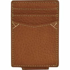 Deals ✔️ Georgia Boot Card Wallet, Pebbled Tan ❤️