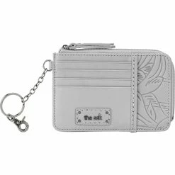 Discount ⭐ The Sak Iris Card Wallet, Light Smoke Leaf Embossed 🔥