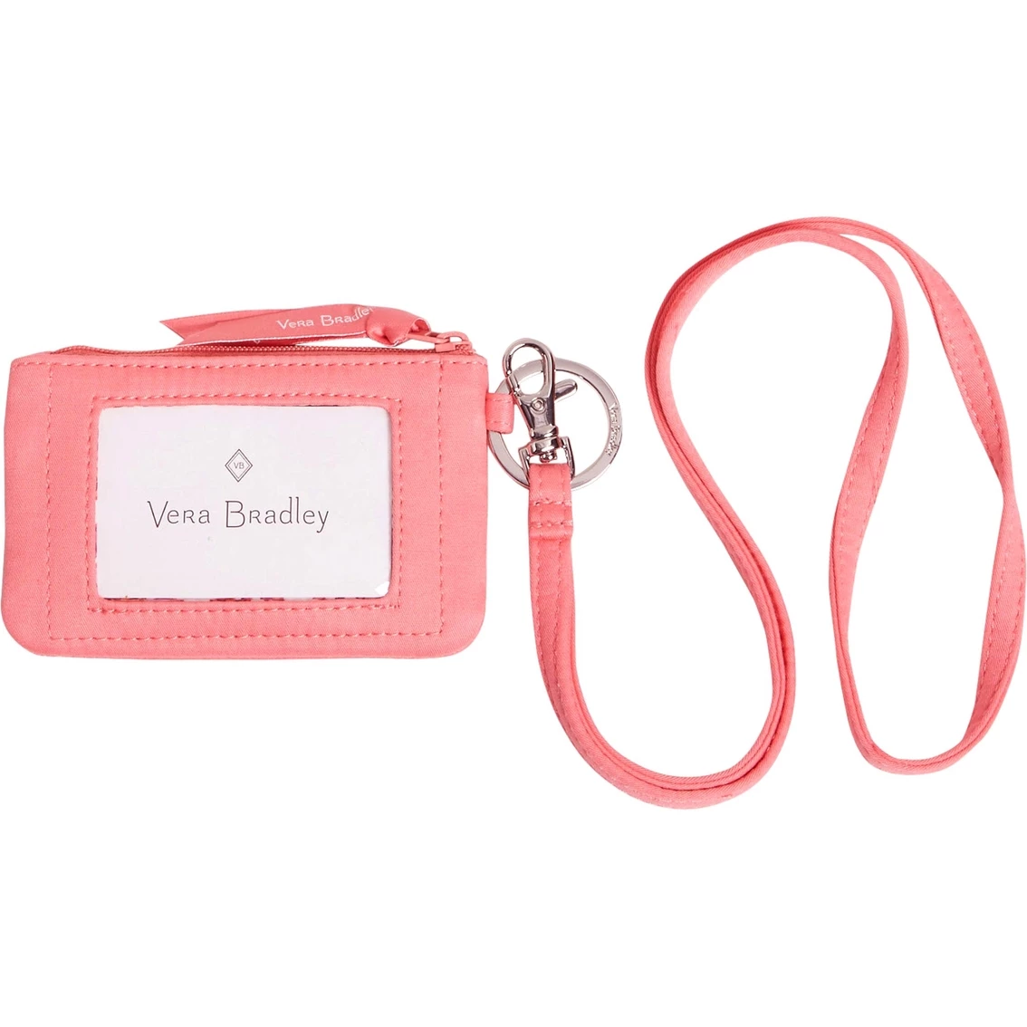 Outlet 🔔 Vera Bradley Rouge Rose Zip ID Lanyard 😉