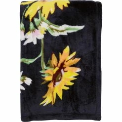 New π Vera Bradley Sunflowers Plush Throw Blanket In Fleece π