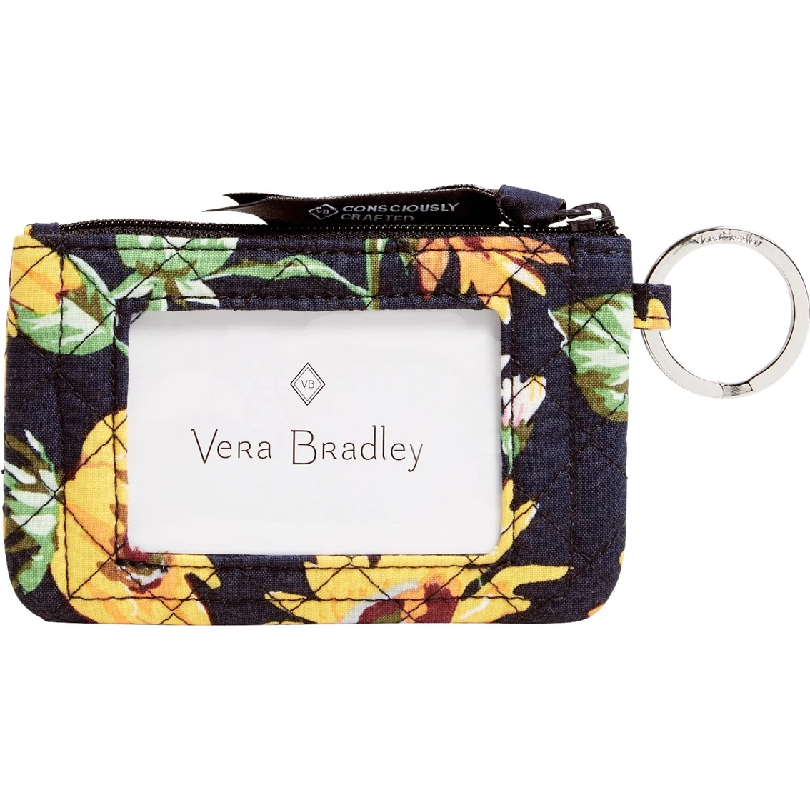 Discount ✔️ Vera Bradley Sunflowers Zip ID Case 🌟