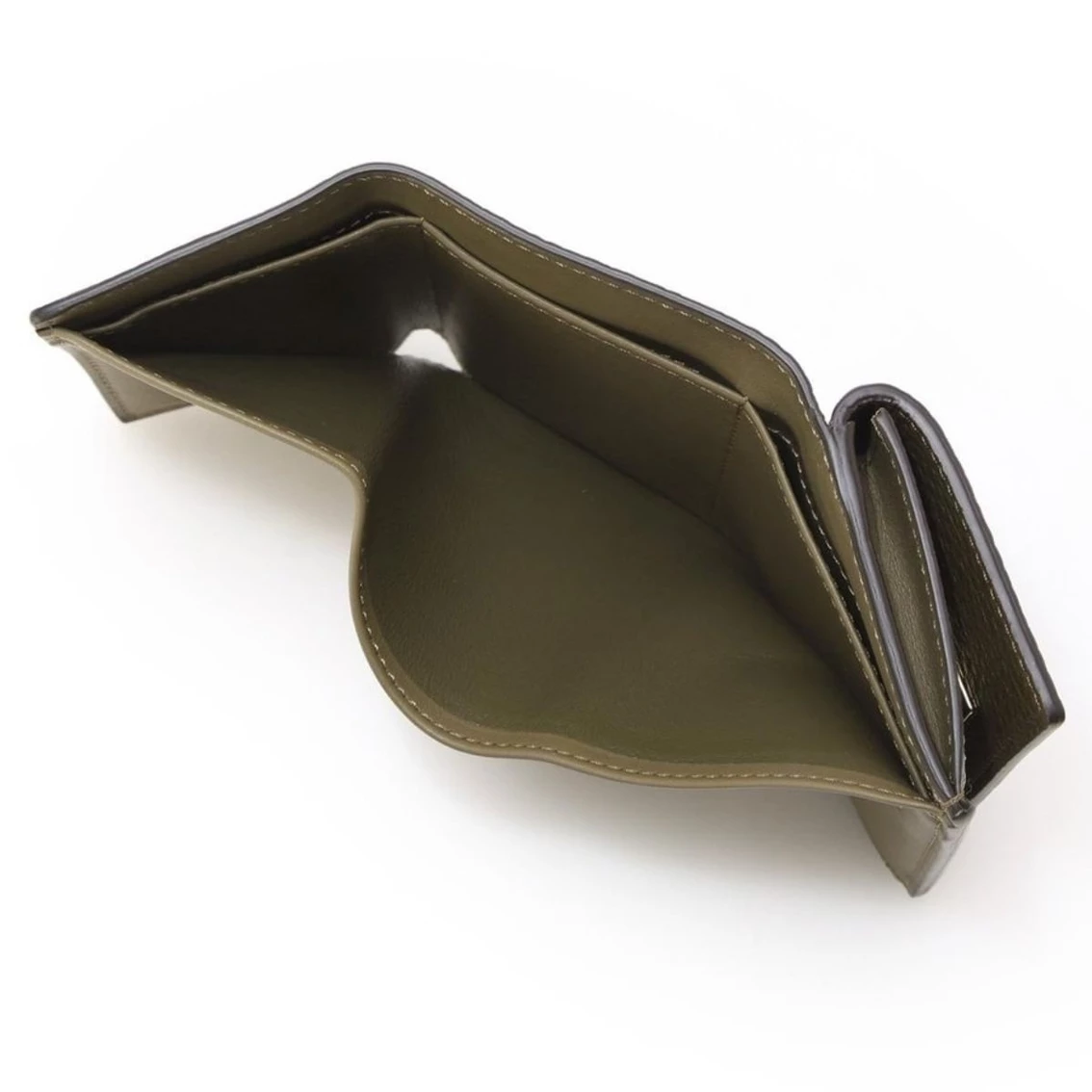 Cheapest ๐ฅ Fendi Selleria Leather Avocado Green Micro Trifold Wallet 8M0426 ๐ - Image 5