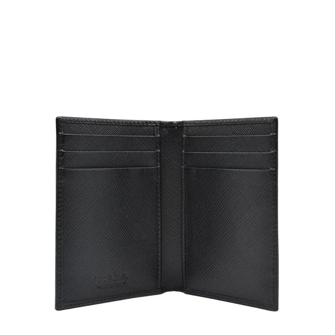 Budget β Prada Men's Saffiano Leather Vertical Card Black Holder 2MC101 π€© - Image 2