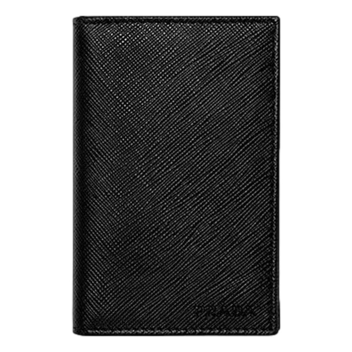 Budget β Prada Men's Saffiano Leather Vertical Card Black Holder 2MC101 π€© - Image 5