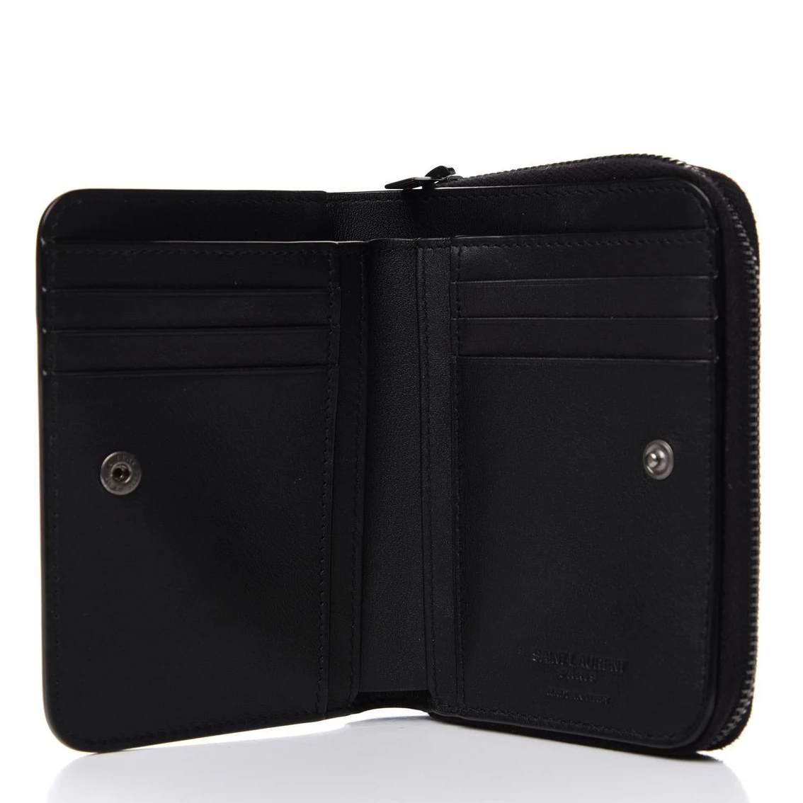 Flash Sale βοΈ Saint Laurent Baby Cat Red Patent Leather Leopard Print Wallet 562796 π₯ - Image 5