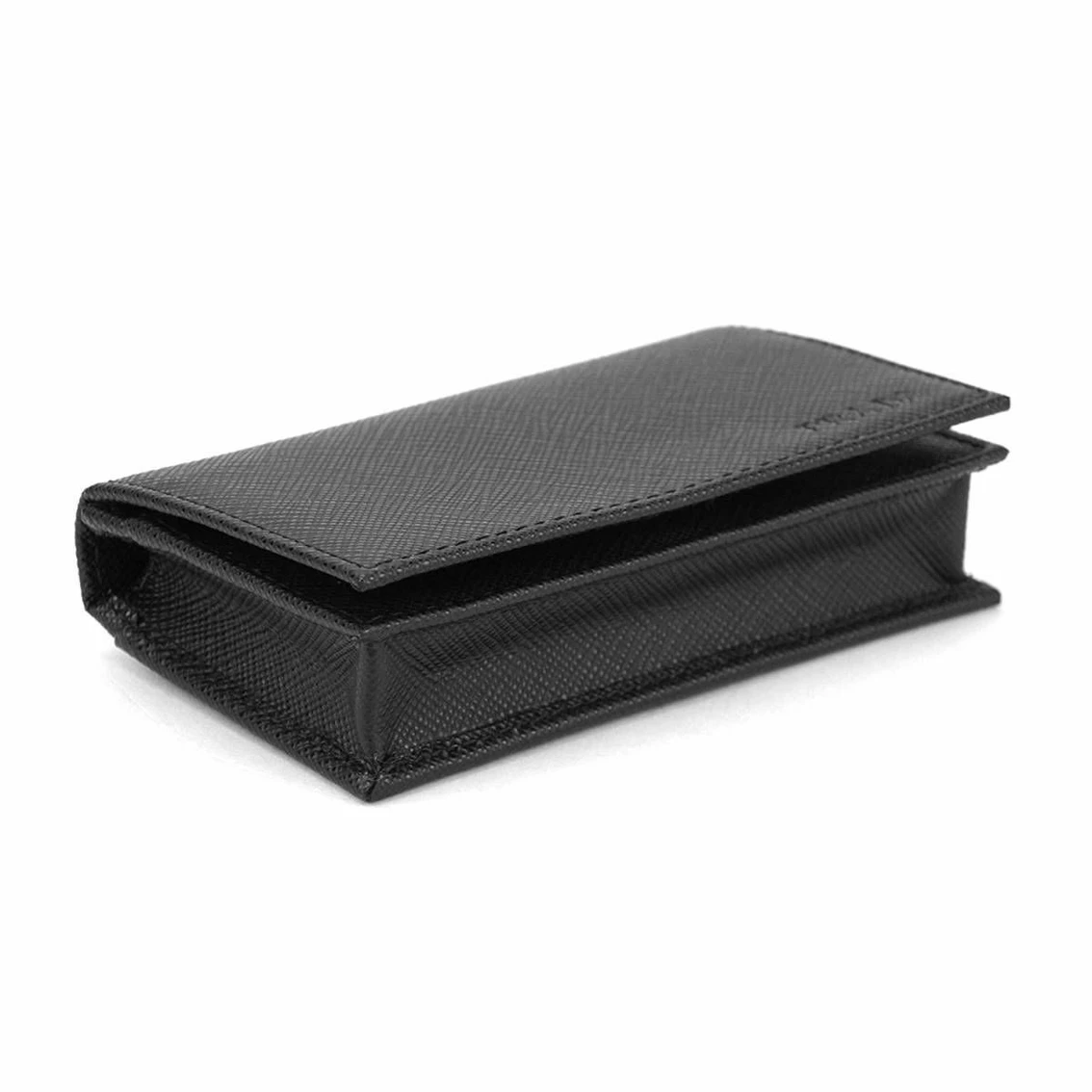 Best Pirce π Prada Mens Saffiano Flap Card Holder Wallet Black 2MC122 π₯ - Image 3