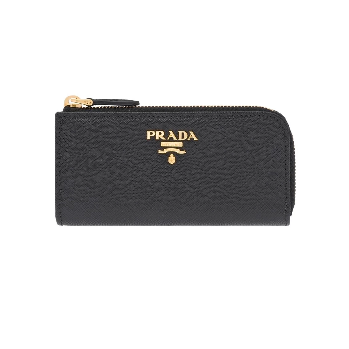 Best reviews of π Prada Black Saffiano Leather Key Holder Pouch Wallet 1PP026 π