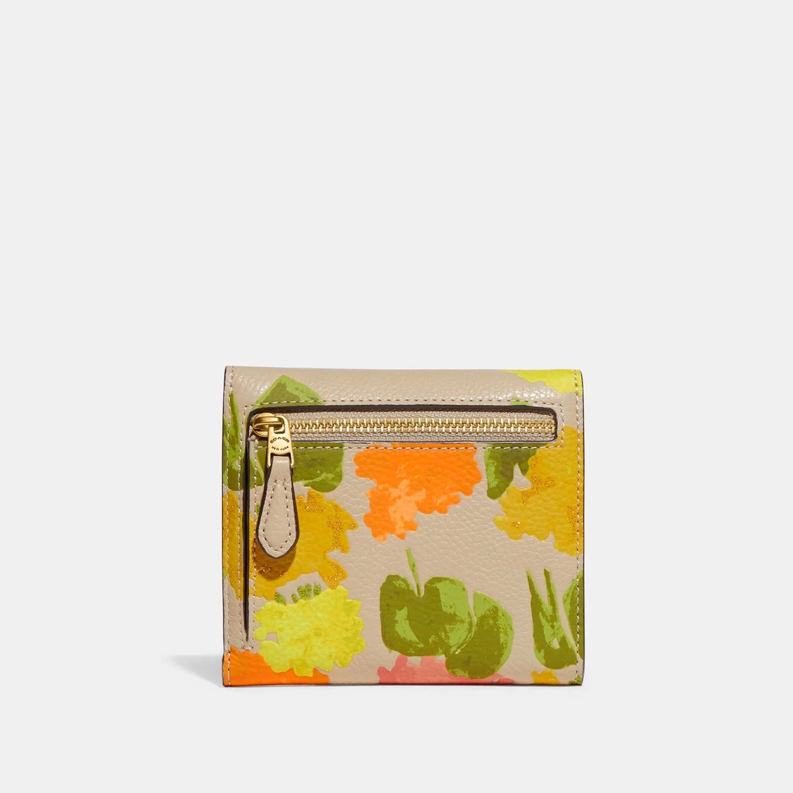 Cheap โญ COACH Floral Printed Leather Wyn Small Wallet ๐ฏ - Image 2