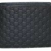 Flash Sale 🔥 Gucci Men's Microguccissima GG Black Leather Bifold Wallet 💯
